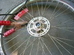 How long do bike wheel bearings last ? Bike hub under repair.